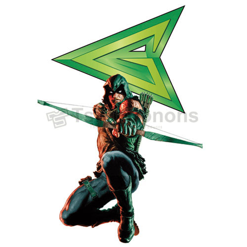 Green Arrow T-shirts Iron On Transfers N4971 - Click Image to Close